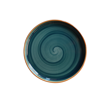 8 inch Classic Plate ( Peacock Green Colorline )