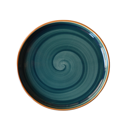 10 inch Classic Plate ( Peacock Green Colorline )
