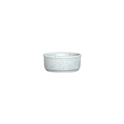 RK Ramekin ( White Matte with Black Specks )
