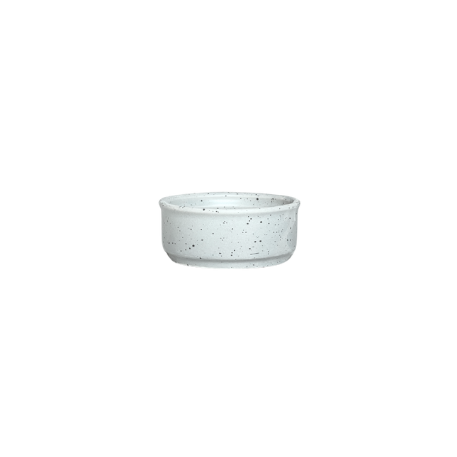 RK Ramekin ( White Matte with Black Specks )
