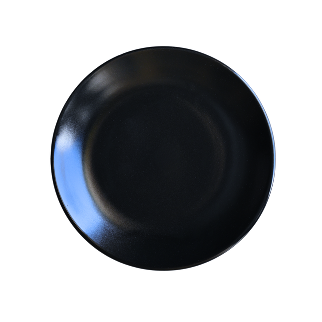 10 inch Rimless Plate ( Textured Black Matte )