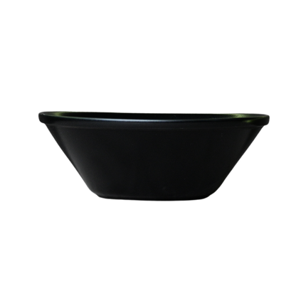 9" V Shaped Bowl ( Textured Black Matte )