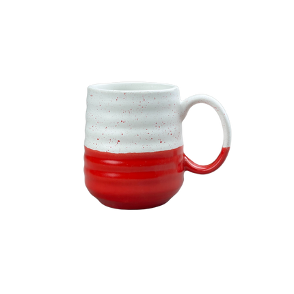 S10 Irregular Mug ( Red and White ) ( 470 ml ) ( 1 Mug )