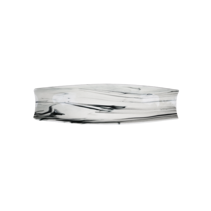 Curved Sushi Platter ( Black Marble )