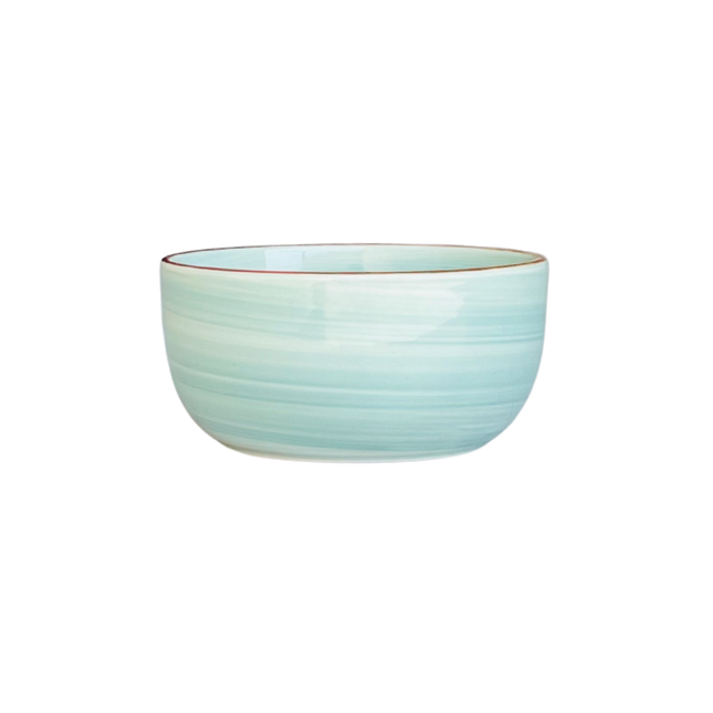 6 inch Noodle Bowl ( Teal Colorline )