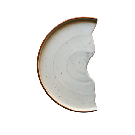 10 inch Half Classic Plate ( Grey Colorline )