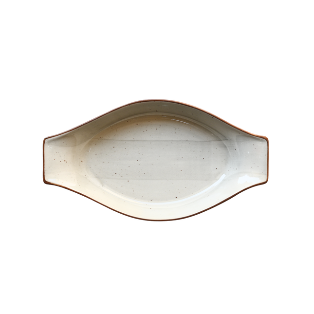 Pasta dish large 10.2"x 5.5" ( Grey Colorline )