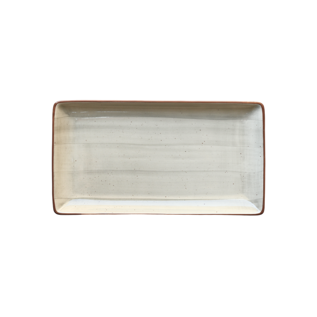 11.5" Rectangular Platter ( Grey Colorline )