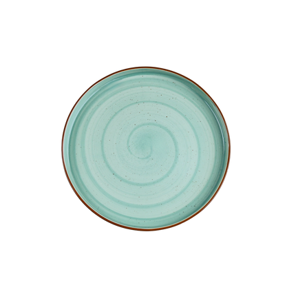 8 inch Classic Plate ( Teal Colorline )