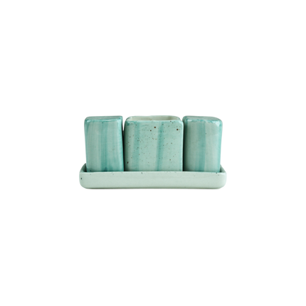 Salt Pepper Set ( Teal Colorline )