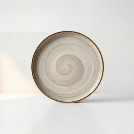 8 inch Lite Classic Plate ( Grey colorline )