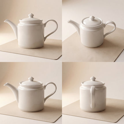 RK Tea Pot ( Glossy White ) ( 1000 ml )
