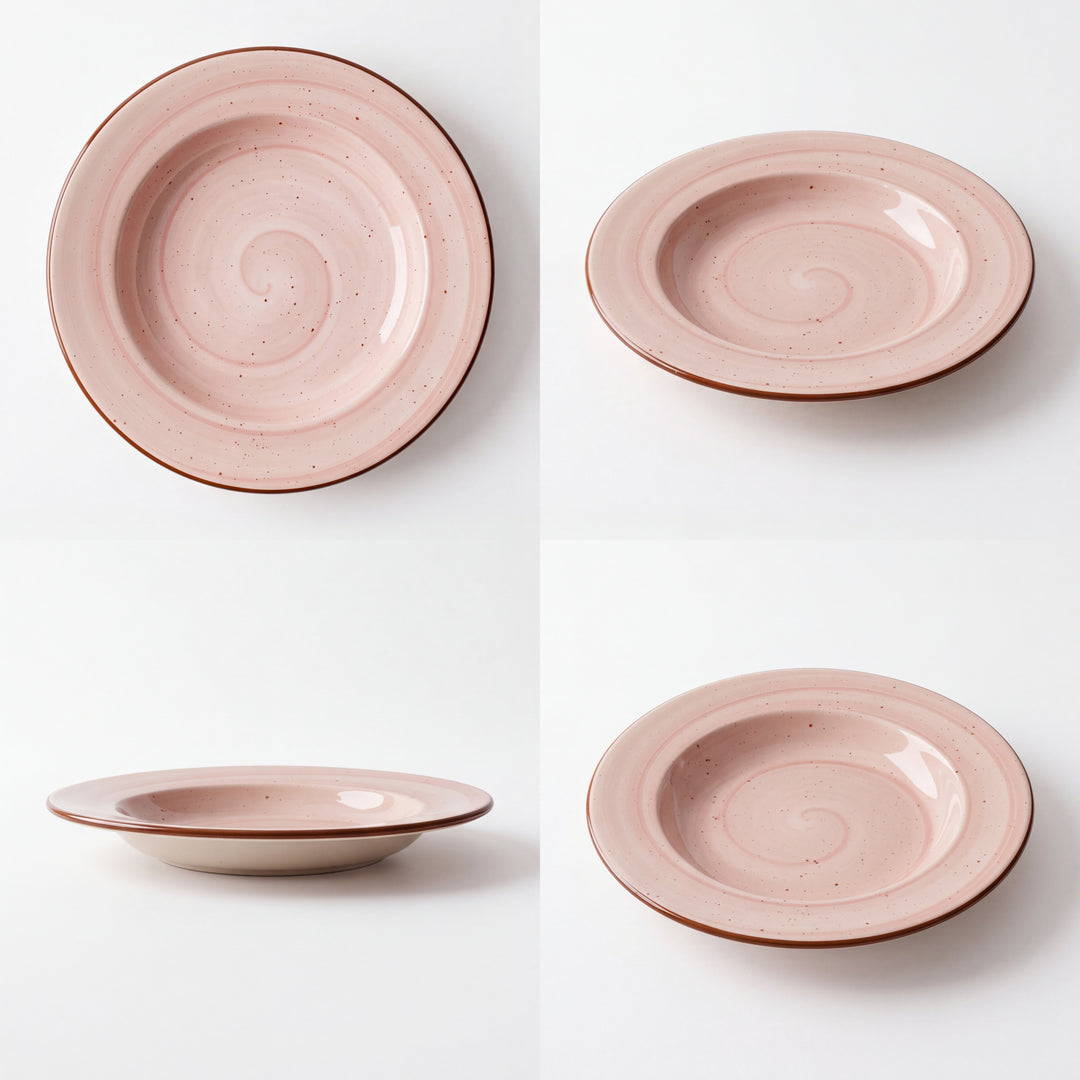 9 inch Deep plate ( Rosewater )