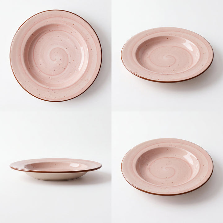 9 inch Deep plate ( Rosewater )