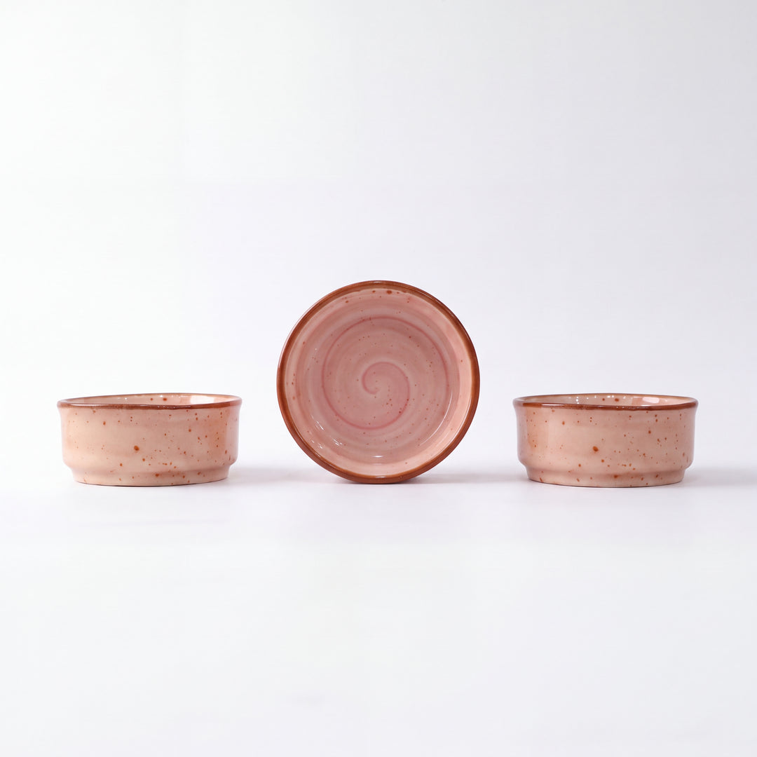 RK Sauce Ramekin ( Rosewater ) ( Set of 3 )
