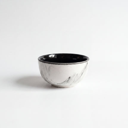 Round Sauce Ramekin Large 4cm Height x 8cm Width ( Black Marble ) ( Set of 3 )