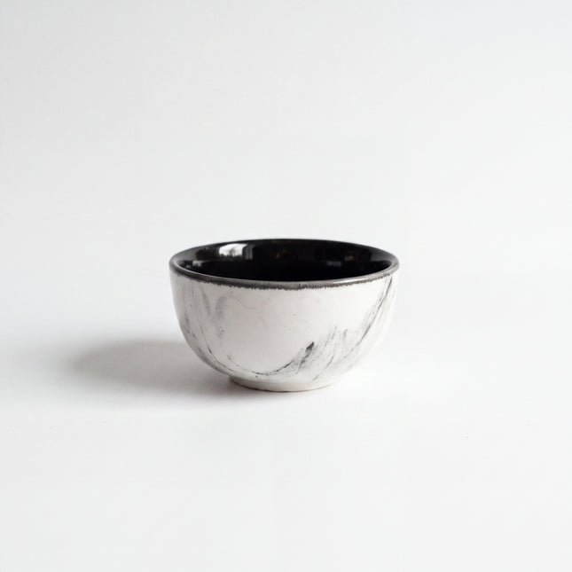 Round Sauce Ramekin Large 4cm Height x 8cm Width ( Black Marble ) ( Set of 3 )