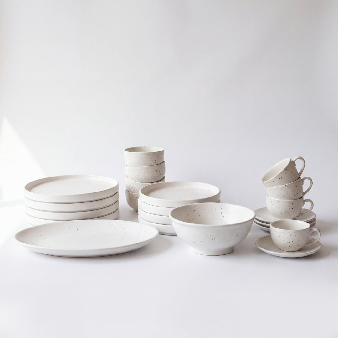 22 Pieces Dinner Set ( 4 Persons ) ( Snow Cocoa )