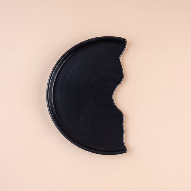 10 inch Half Classic Plate ( Textured Black Matte )