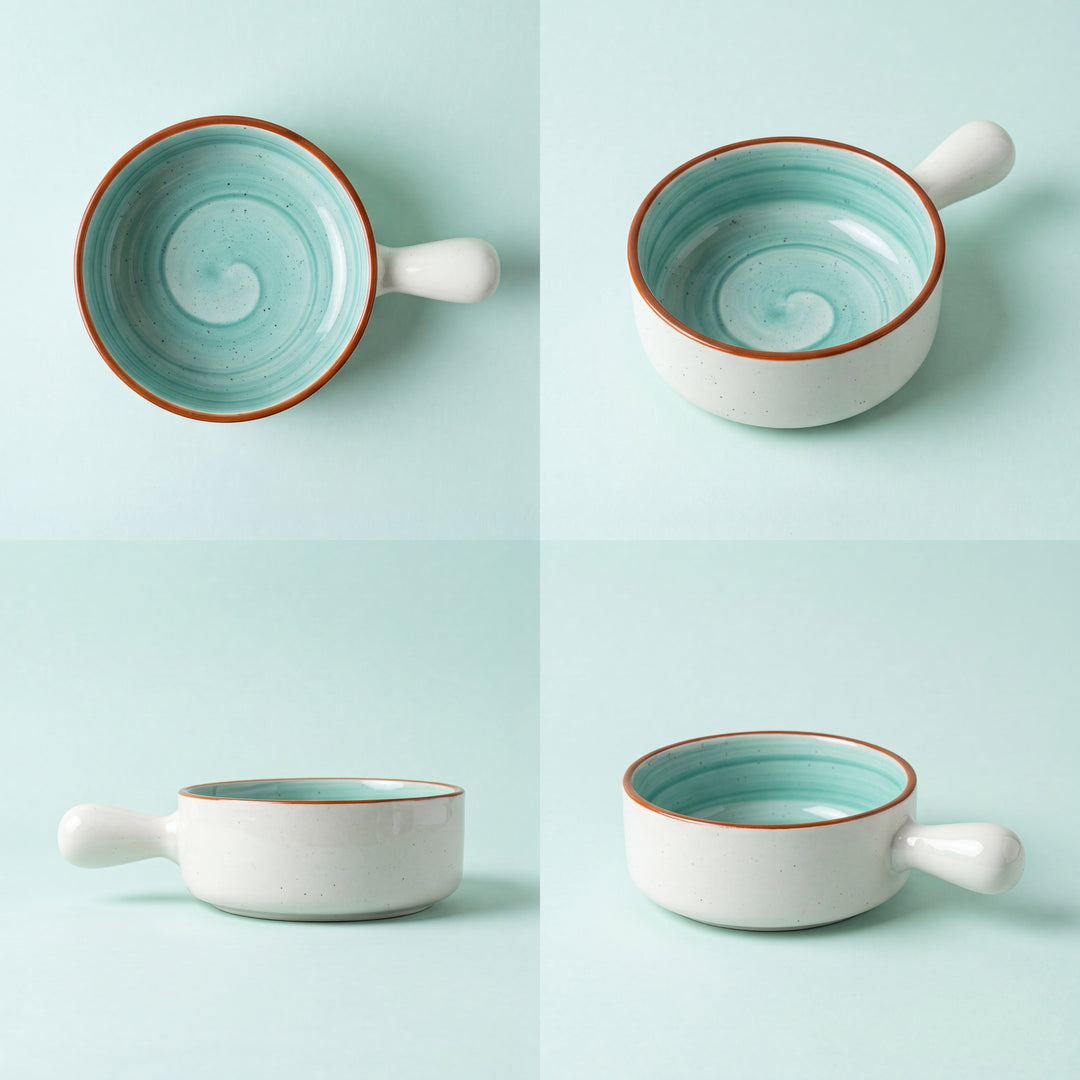 6 inch Handled Classic Bowl ( Breeze ) ( 540 ml )