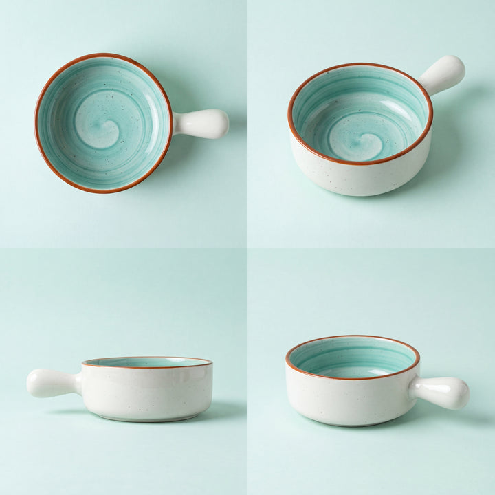 6 inch Handled Classic Bowl ( Breeze ) ( 540 ml )