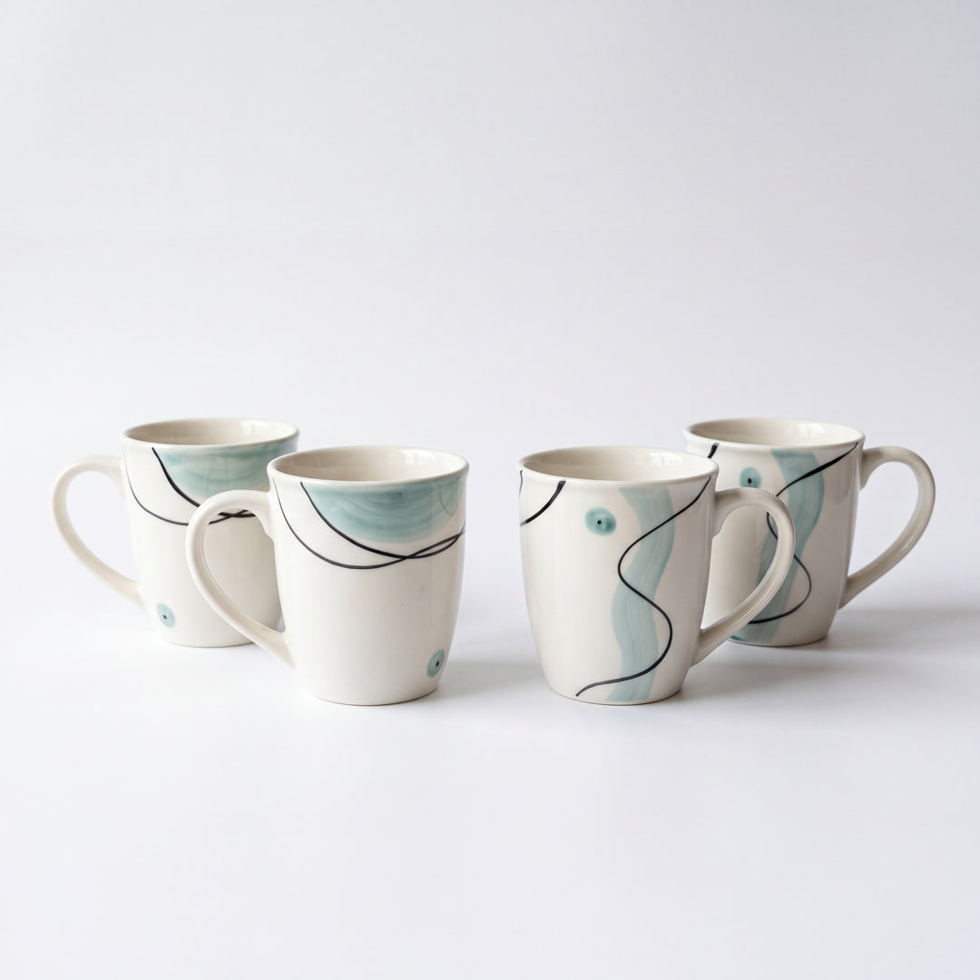 16 Pieces Breakfast Set ( Drift Line )
