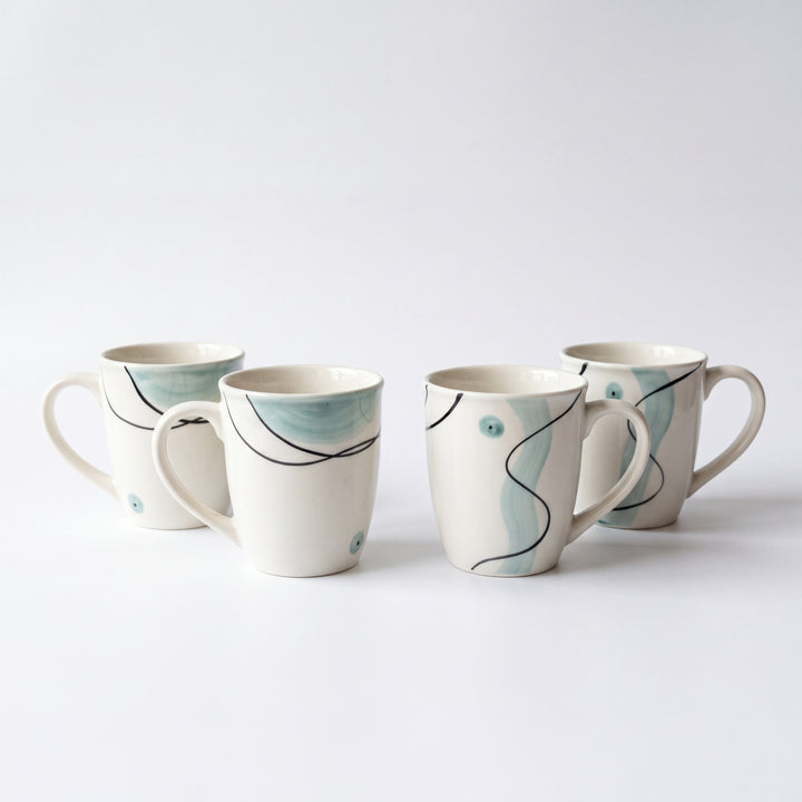 16 Pieces Breakfast Set ( Drift Line )