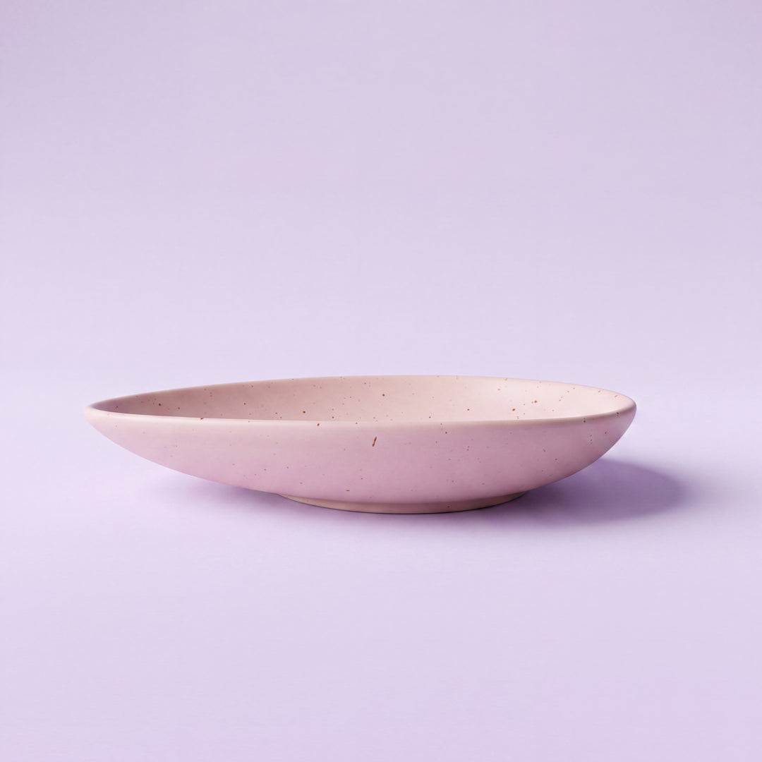 11"x9" Triangular Platter ( Old Rose Matte )