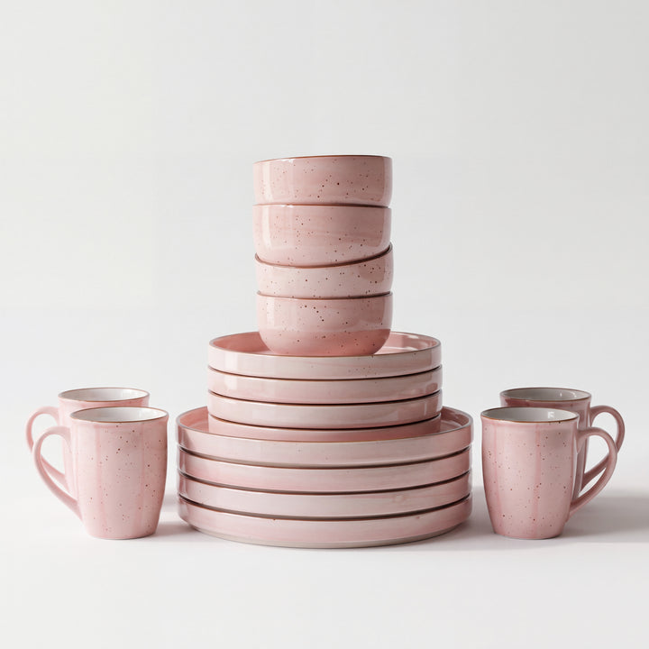 4-Person 16-Piece Breakfast Set ( Rosewater )