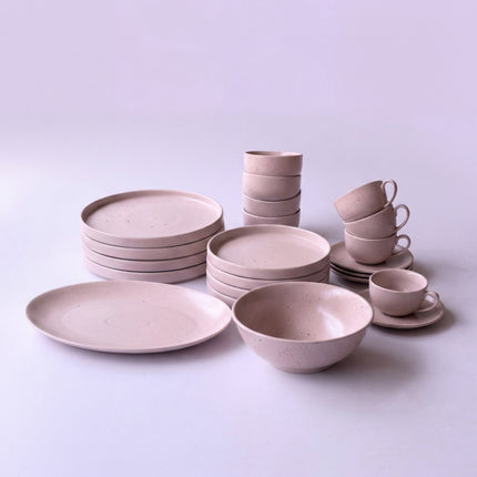 22 Pieces Dinner Set ( 4 Persons ) ( Old Rose Matte )
