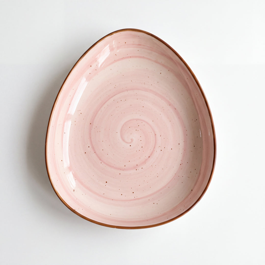 11"x9" Triangular Platter ( Rosewater )