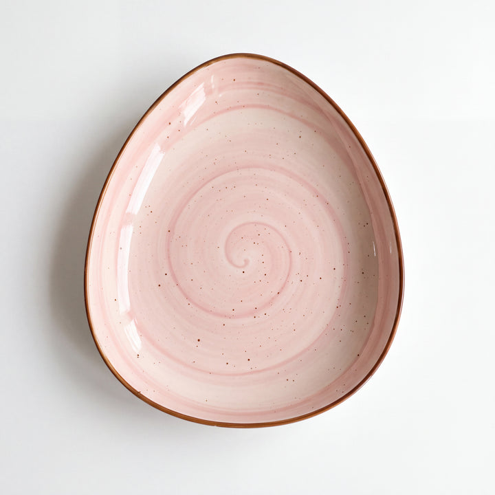 11"x9" Triangular Platter ( Rosewater )