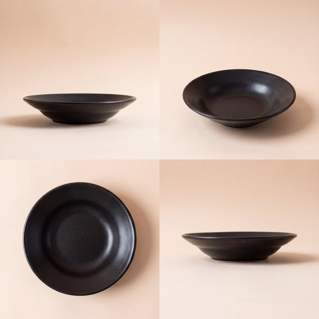 8 inch Deep Gravy Plate ( Noir )
