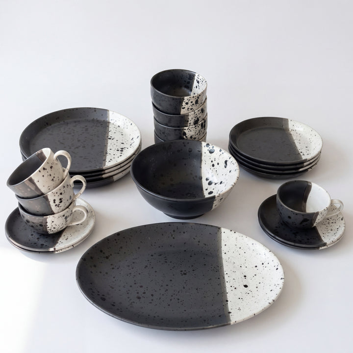 22 Pieces Coupe Classic Dinner Set ( 4 Persons ) ( Eclipse )
