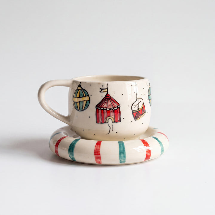 Signature Cup and saucer ( Little Circus ) ( 300 ml )