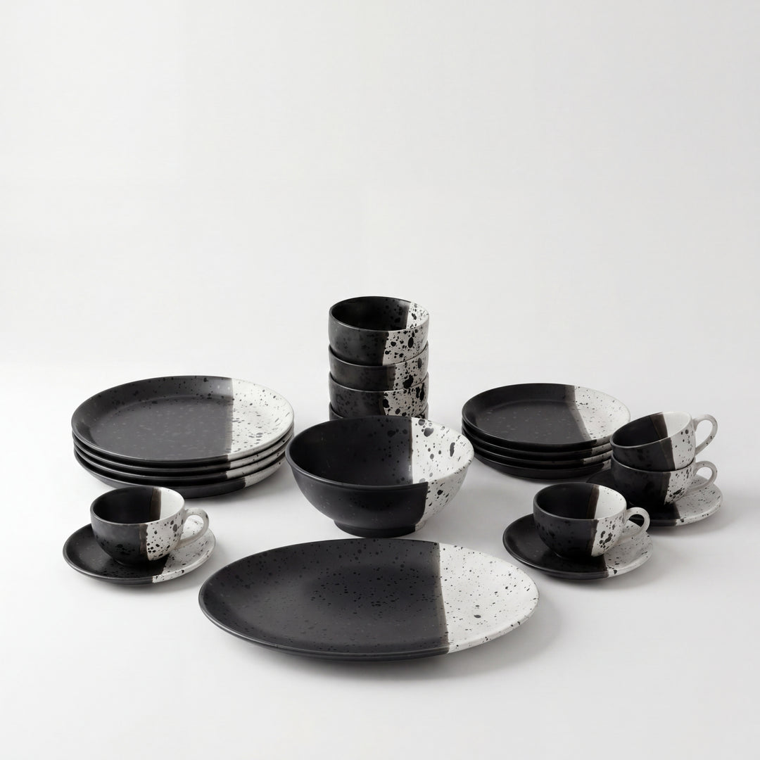 22 Pieces Coupe Classic Dinner Set ( 4 Persons ) ( Eclipse )