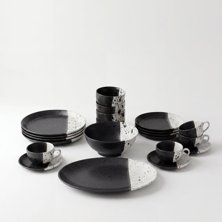 22 Pieces Coupe Classic Dinner Set ( 4 Persons ) ( Eclipse )