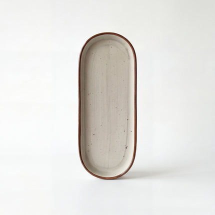NV Oval Small Platter 12"x4.8" ( Grey Colorline )