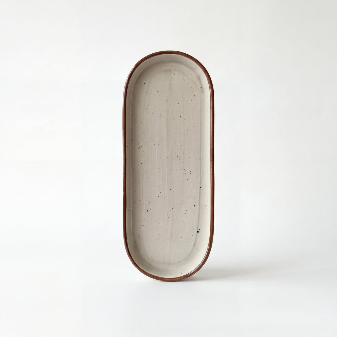 NV Oval Small Platter 12"x4.8" ( Ash )