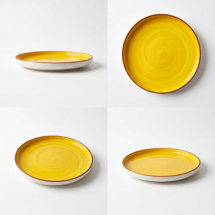 10 inch Lite Classic Plate ( Yellow Colorline )