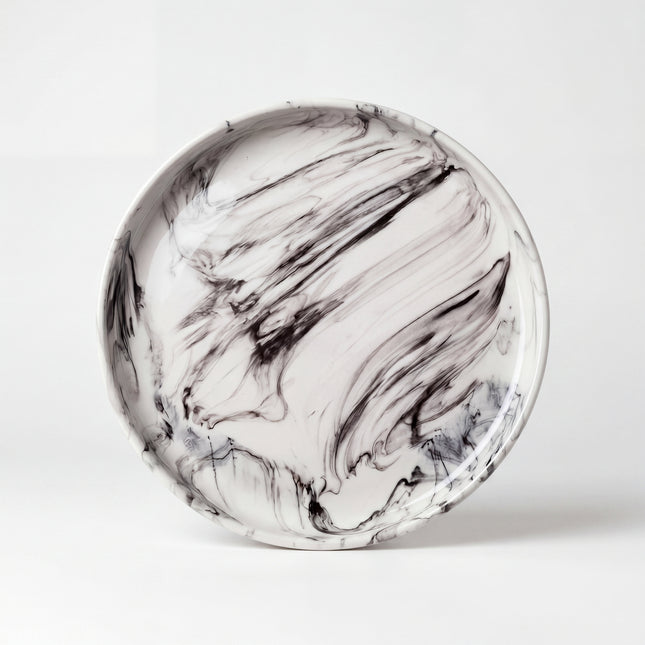 10 inch Classic Plate ( Black Marble )