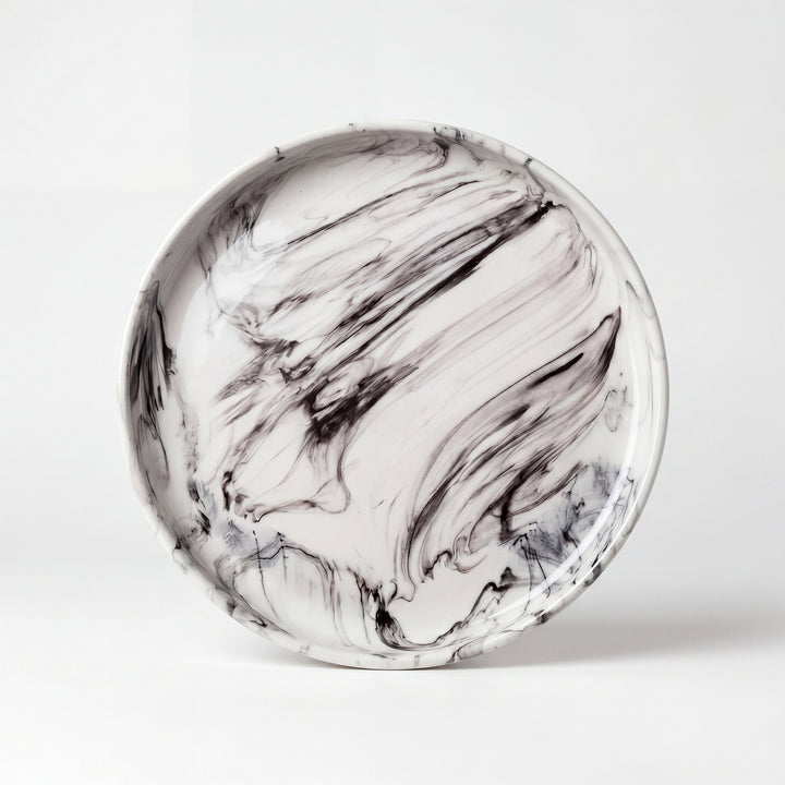 10 inch Classic Plate ( Black Marble )