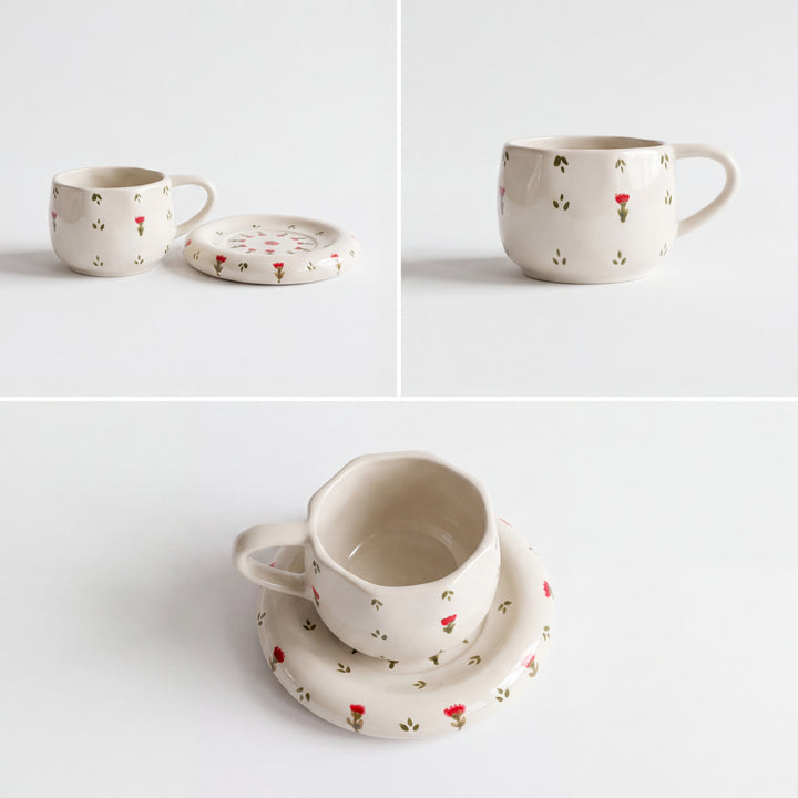 Signature Cup and saucer ( Sheraz Rose ) ( 300 ml )