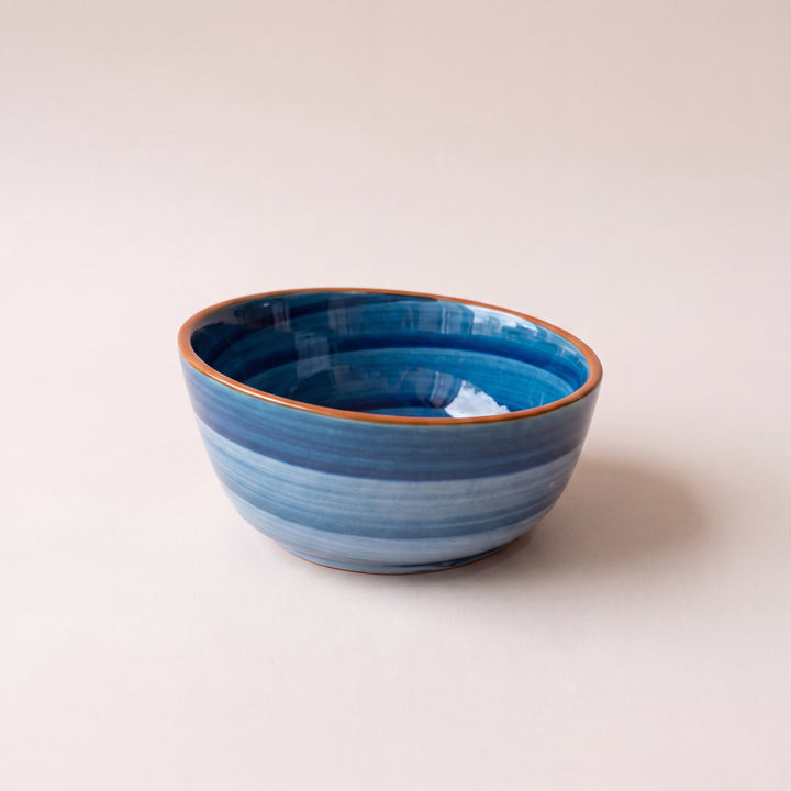 6 inch  Curved Cut Bowl ( Indigo )