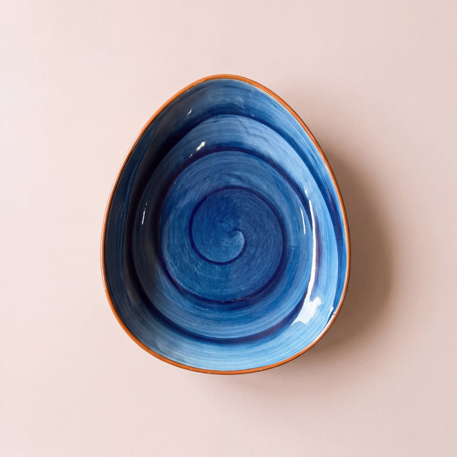 11"x9" Triangular Platter ( Indigo )