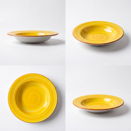 10 inch Deep Plate ( Yellow Colorline )