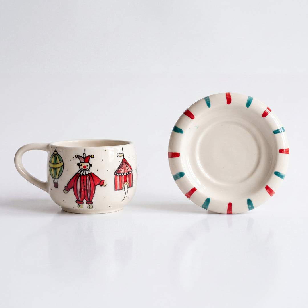 Signature Cup and saucer ( Little Circus ) ( 300 ml )