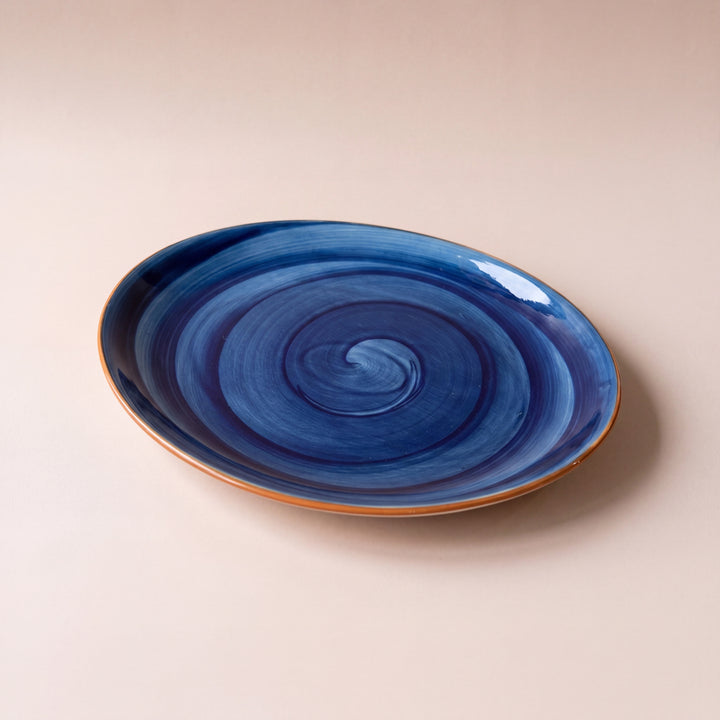 11 inch Rimless Rice Dish ( Indigo )