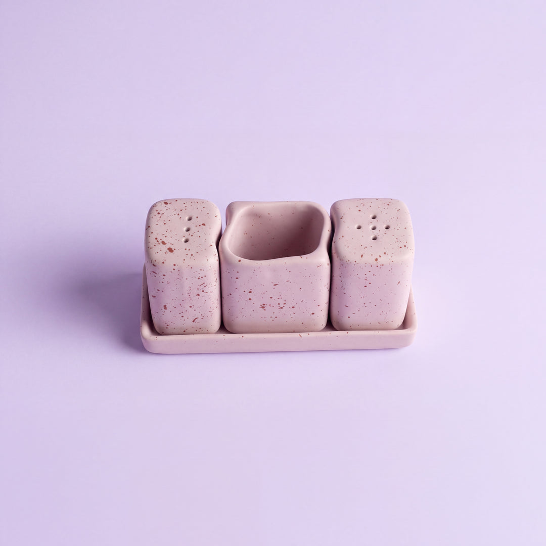 Salt Pepper Set ( Old Rose Matte )