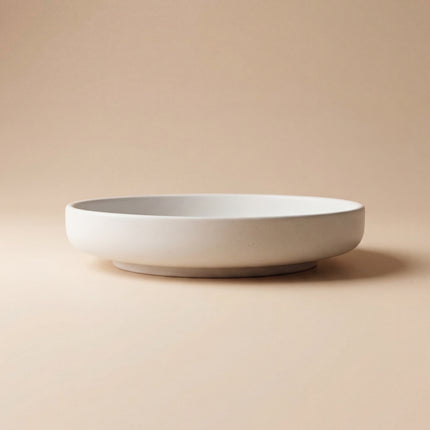 8 inch Deep Classic Plate ( White Matte )